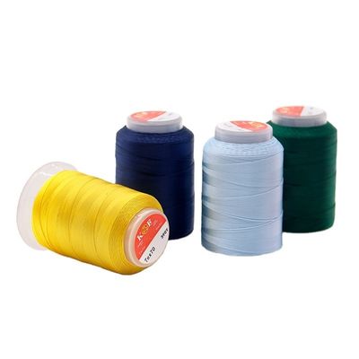 Fil de couture 100% polyester résistant aux produits chimiques pour cuir 30g Polyester de résistance