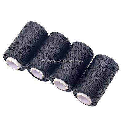 150D 1mm Compte de fil Cordon de fil cireux en polyester pour bricolage artisanal et fournitures de couture