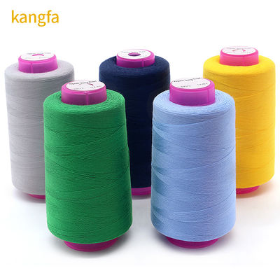 Type de fil étiré sur mesure 20/2 Polyester coton fil de couture à faible rétrécissement