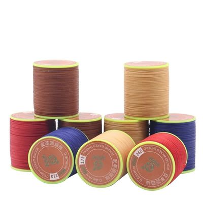 Faites-le vous-même Bracelet en cuir à couture en polyester ronde multicolore à haute résistance