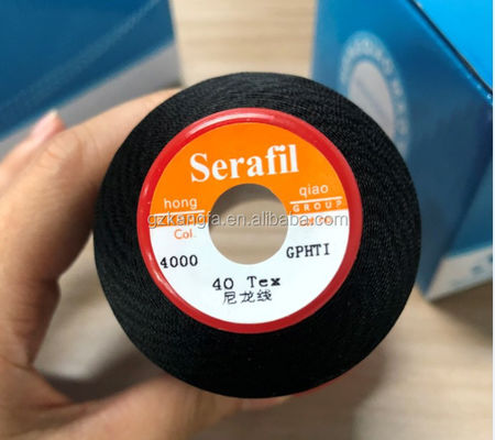 Tex135 Tex70 Tex90 Polyester Tissage fil Dacron pour extérieur groupe Serafil Amman