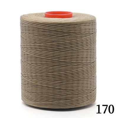 Tissage Kangfa 0,8MM 100% fil ciré en polyester pour cuir 210D/16 fil ciré plat