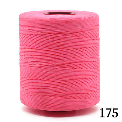 Tissage Kangfa 0,8MM 100% fil ciré en polyester pour cuir 210D/16 fil ciré plat