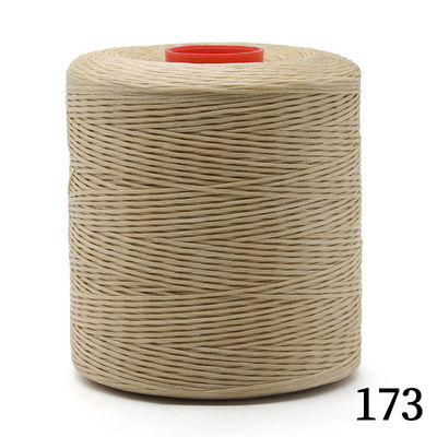 Tissage Kangfa 0,8MM 100% fil ciré en polyester pour cuir 210D/16 fil ciré plat