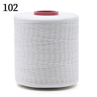Fil tricoté en soie cirée à haute ténacité pour la couture en cuir 250D/16 Durable et solide