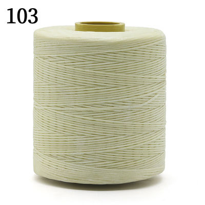 Fil tricoté en soie cirée à haute ténacité pour la couture en cuir 250D/16 Durable et solide