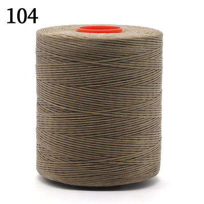 Fil tricoté en soie cirée à haute ténacité pour la couture en cuir 250D/16 Durable et solide