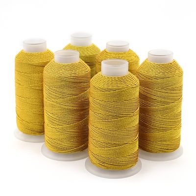 Ne manquez pas notre fil de broderie en soie dorée haute ténacité.
