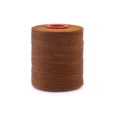 Fil de couture tressé plat en polyester à 100% pour cuir Fil de cire tressé 240 couleurs