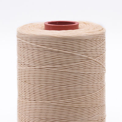 Fil de couture tressé plat en polyester à 100% pour cuir Fil de cire tressé 240 couleurs