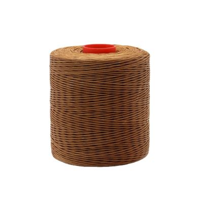 Kangfa 0,8 mm 1,0 mm fil de cuir cousu à la main fil de cire plat fil de polyester fil de couture ciré