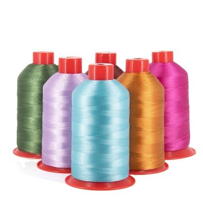 V-92 16 oz. 6000Y Fil de polyester blanc UV lié pour le type de fil de filament et la torsion d'anneau