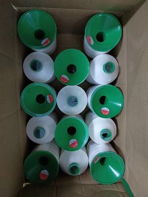 V-92 16 oz. 6000Y Fil de polyester blanc UV lié pour le type de fil de filament et la torsion d'anneau