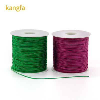 2 Fil de nylon de couleur singule ou arc-en-ciel pour le macrame chinois