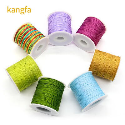 2 Fil de nylon de couleur singule ou arc-en-ciel pour le macrame chinois