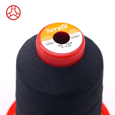 100G Poids fil de couture durable pour sac et chaussures 1300Y Longueur Tex70 Serafil Polyester