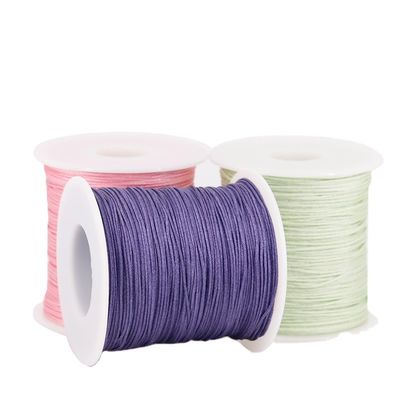 50G 100M/Spool 300M/Spool Fil de cordon de nylon coloré pour le cordon de macrame chinois