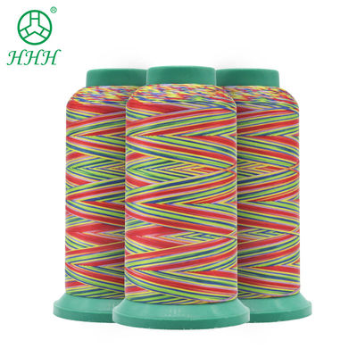Fil de couture polyester de haute ténacité coloré pour Kangfa Industrial 3 couches 6 couches 5 couleurs