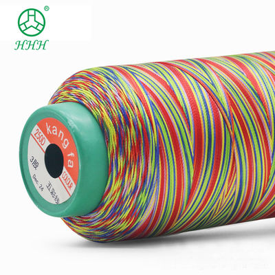 Fil de couture polyester de haute ténacité coloré pour Kangfa Industrial 3 couches 6 couches 5 couleurs