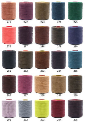 Outil d'artisanat 400G Poids 0,8 mm 210D Fil de couture à cire plat pour la couture à la main