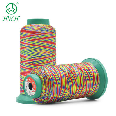 Fil de couture polyester de haute ténacité coloré pour Kangfa Industrial 3 couches 6 couches 5 couleurs