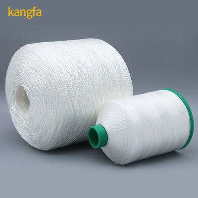 Haute ténacité 20 100% fil de polyester sponné 420D/3 en blanc brut avec 1,25g de poids