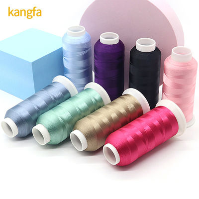 Matériau de cône transparent 720 couleurs 120D/2 fil de broderie à la machine 4000y pour le vêtement