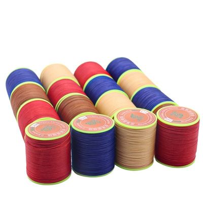 150D 0.8mm Corne de fil spunier en cuir fait à la main fil de cire de couture pour bracelets décorer