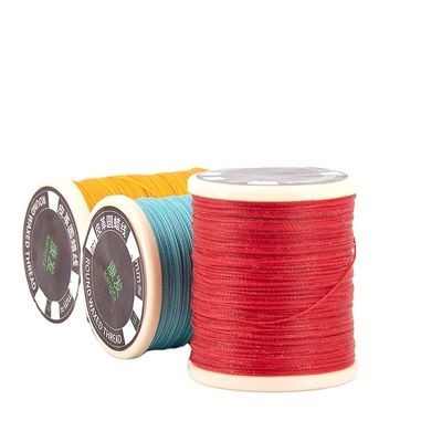 150D 0.8mm Corne de fil spunier en cuir fait à la main fil de cire de couture pour bracelets décorer