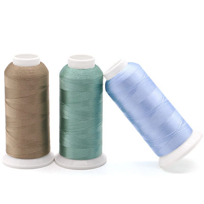 4000 Yards Filament de couleur pure Fil 100% polyester fil de broderie pour machine 720 couleurs