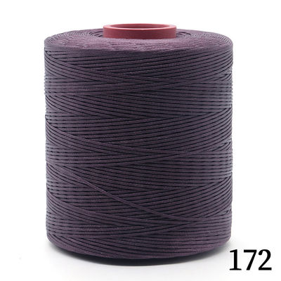 400G imperméable à l'eau noir 0,8 mm 1 mm 100% polyester fil tressé à la cire plat pour le cuir
