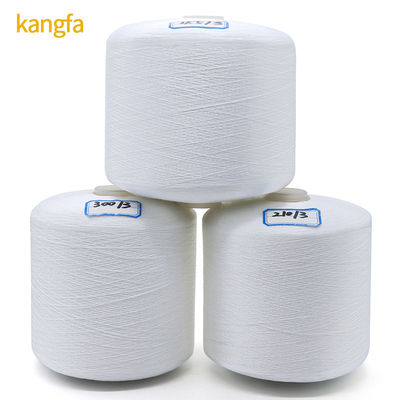 Fils de polyester blanc brut à haute ténacité 210D/3 pour fils de couture à faible rétrécissement