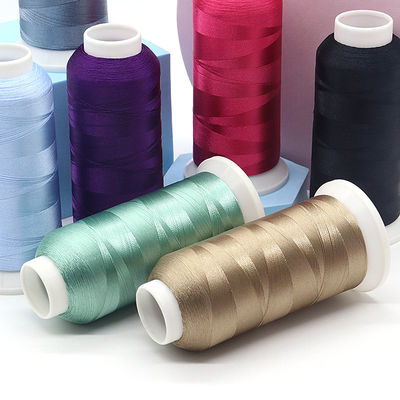 Fil de broderie de 4000 yards pour machine 720 couleurs 100% polyester Polyester / viscose