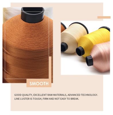 Fil multicolore à haute ténacité 210D/3 16OZ/roll Fil de couture en polyester pour le tricot