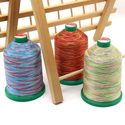 400 g par rouleau de fil tressé de 2 mm 420D/16 fil de polyester non ciré pour chaussures à coudre