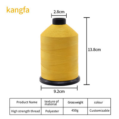 Le fil de polyester lié Kangfa pour le tricotage à la main