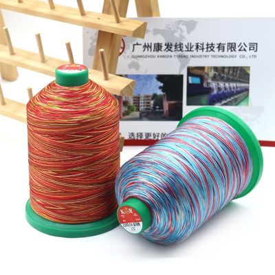 400 g par rouleau de fil tressé de 2 mm 420D/16 fil de polyester non ciré pour chaussures à coudre