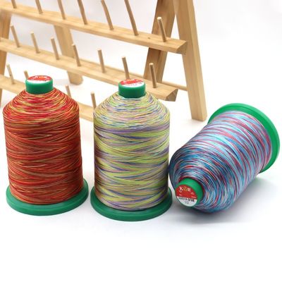 400 g par rouleau de fil tressé de 2 mm 420D/16 fil de polyester non ciré pour chaussures à coudre