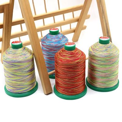 400 g par rouleau de fil tressé de 2 mm 420D/16 fil de polyester non ciré pour chaussures à coudre