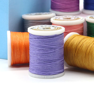 Supporte 7 jours de commande d'échantillon 12 pièces ensemble de fil de couture long pour l'artisanat en cuir