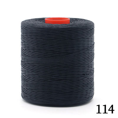 Diamètre 2 mm 400 g Fil tricoté lié à la cire de polyester pour fil de couture en cuir 420D/16