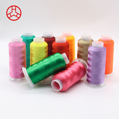 4000 Yard 120D/2 Filament teint fil de polyester pour la machine à broderie motif teint