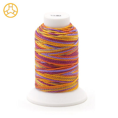 12g 18PLY 40 couleurs fournisseur 100% polyester fil de couture multicolore polyester tresse