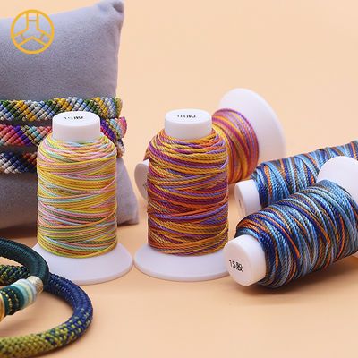 12g 18PLY 40 couleurs fournisseur 100% polyester fil de couture multicolore polyester tresse