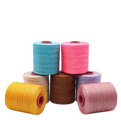 400 g de fil tressé texturé en polyester cireux pour fil de couture en cuir 210D/16