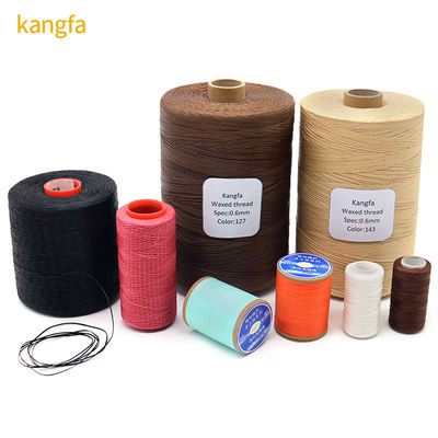 400 g de fil tressé texturé en polyester cireux pour fil de couture en cuir 210D/16