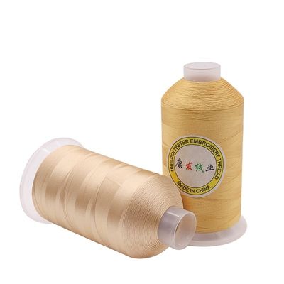 150D/2 100% fil de broderie en polyester pour machine 5000m Poids 160g en couleurs mixtes