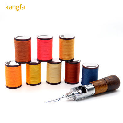 200m Kangfa 210d 0.35mm Cordon de cire pour la couture à la main du cône en cuir Matériau plastique