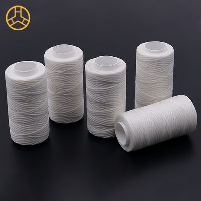 Kangfa 50M/Roll 0,8mm Fil plat ciré pour cuir artisanal chaussures sac ceinture boho tissage