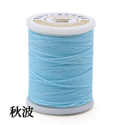 Fil de couture en polyester ciré multicolore de 50 mètres pour les outils de bricolage